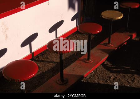 Seats at a Fair. Stock Photo