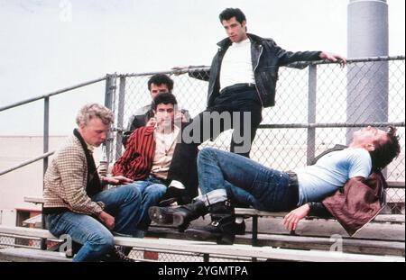 GREASE 1978 Paramount Pictures film musical with John Travolta as Danny Zuko Stock Photo