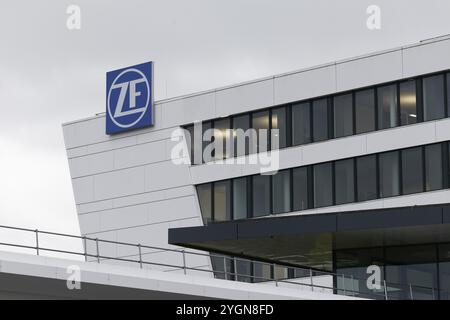 ZF Forum, corporate headquarters of the automotive supplier ZF Friedrichshafen AG, Friedrichshafen, Baden-Wuerttemberg, Germany, Europe Stock Photo