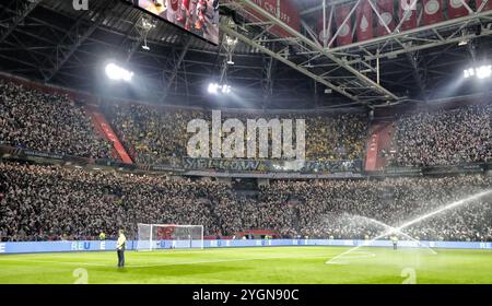 Amsterdam, Netherlands. 07th Nov, 2024. AMSTERDAM, 07-11-2024, JohanCruyff Arena, season 2024/2025, UEFA Europa League match between Ajax and Maccabi Tel Aviv FC 5-0 Stadium overview Credit: Pro Shots/Alamy Live News Stock Photo