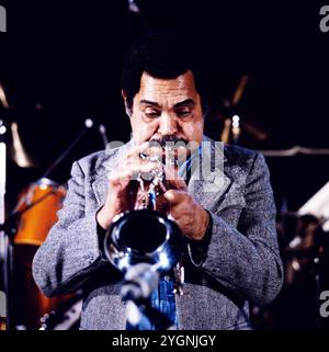 Jazz Fest Berlin, Philharmonie, 1981, Bennie Wallace Project  Bild: Soloist Art Farmer, amerikanischer Jazz Trompeter. Stock Photo