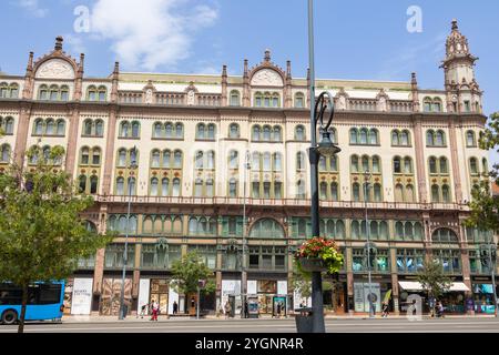 Brudern House also known as Paris Courtyard in Ferenciek Square, Budapest, Hungary. Stock Photo