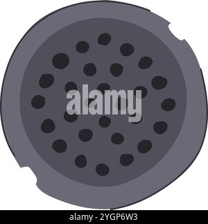 access drain cover cartoon vector illustration Stock Vector Image & Art ...