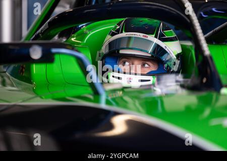 San Sebasti, Espagne. 08th Nov, 2024. POWELL Alice (ger), Envision Racing, Jaguar I-Type 7, portrait during the pre-season testing of the 2024-25 ABB FIA Formula E World Championship, on the Circuit del Jarama from November 5 to 8, 2024 in San Sebastián de los Reyes, Spain - Photo André Ferreira/DPPI Credit: DPPI Media/Alamy Live News Stock Photo