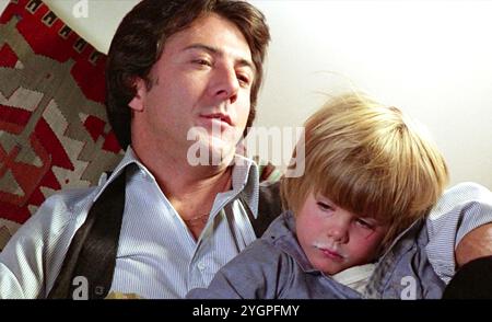 KRAMER vs. KRAMER  1979 Columbia Pictures  film with Dustin Hoffman as Ted Kramer and Justin Henry as hi son Billy Stock Photo