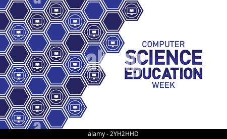 Computer science poster vector template Stock Vector Image & Art - Alamy