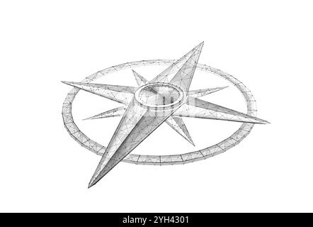 Digital compass. Business strategic explorer Stock Vector Image & Art ...