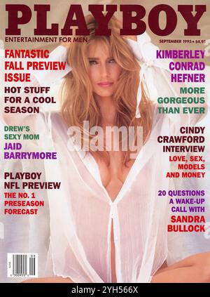 Vintage Playboy Magazine September 1995 issue Cover, USA Stock Photo