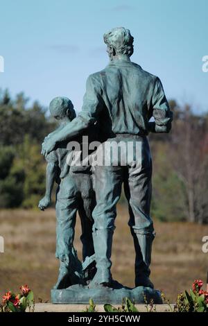 The John Brown homestead and farm in North Elba, New York of the famous abolitionist and anti-slavery advocate John Brown Stock Photo