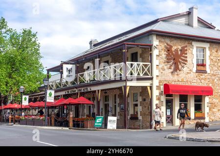 The German Arms Hotel (1839), Main Street, Hahndorf, Adelaide Hills Region, South Australia, Australia Stock Photo