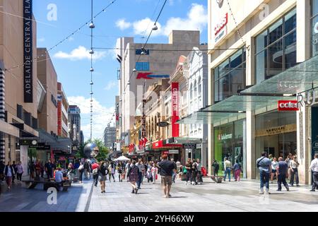 Street scene, Rundle Mall, Adelaide, South Australia, Australia Stock Photo