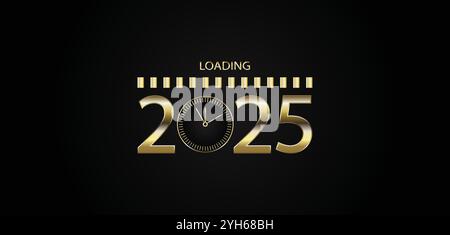 The Future of Loading A Look Ahead to 2025 Stock Vector