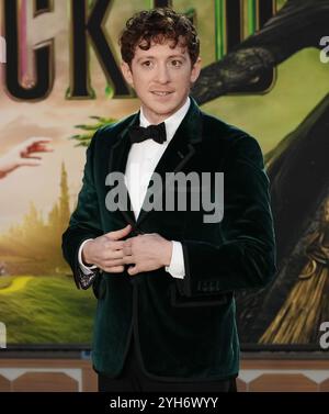 Ethan Slater arrives at the Universal Pictures' WICKED Los Angeles Premiere held at the Dorothy Chandler Pavilion in Los Angeles, CA on Saturday, ?November 9, 2024. (Photo By Sthanlee B. Mirador/Sipa USA) Stock Photo