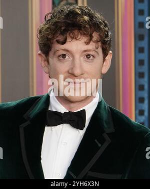 Los Angeles, USA. 09th Nov, 2024. Ethan Slater arrives at the Universal Pictures' WICKED Los Angeles Premiere held at the Dorothy Chandler Pavilion in Los Angeles, CA on Saturday, ?November 9, 2024. (Photo By Sthanlee B. Mirador/Sipa USA) Credit: Sipa USA/Alamy Live News Stock Photo