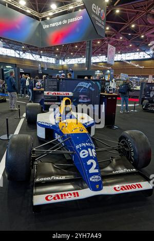 LYON, November 8, 2024 : The Epoqu'Auto show 45th edition stands in Eurexpo and brings together a prestigious array of old cars, numerous exhibitors a Stock Photo