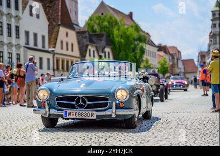 steyr, austria, 10 july 2024, ennstal classic, competition for vintage cars, mercedes benz 190 sl roadster Copyright: xx Stock Photo