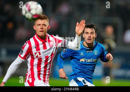 Lyngby, Denmark. 10th Nov, 2024. 3F Superliga-kampen mellem Lyngby Boldklub og AaB paa Lyngby Stadion, soendag den 10. november 2024. Credit: Ritzau/Alamy Live News Stock Photo