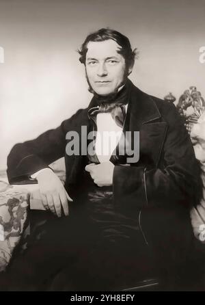 Robert Wilhelm Eberhard Bunsen, 1811 – 1899, German chemist, digitally edited Stock Photo