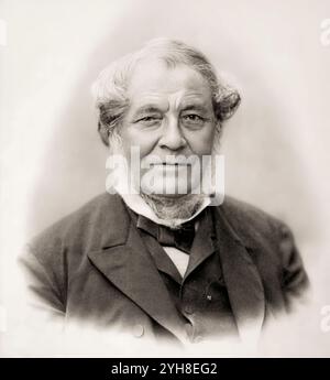 Robert Wilhelm Eberhard Bunsen, 1811 – 1899, German chemist, digitally edited Stock Photo