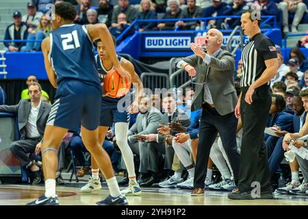 Hartford, Connecticut, USA. 9th Nov, 2024. during NCAA Basketball game between New Hampshire Wildcats at UConn Huskies (3) at ZL Center in Hartford CT (Credit Image: © James Patrick Cooper/ZUMA Press Wire) EDITORIAL USAGE ONLY! Not for Commercial USAGE! Stock Photo