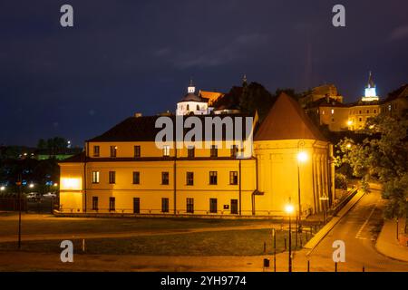 Lublin, Poland - September 12, 2022: Lublin Old Town at night. Poland Stock Photo