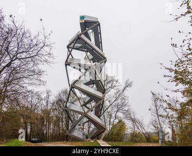 observation tower Murturm Mureck Süd-Steiermark Steiermark, Styria Austria Stock Photo