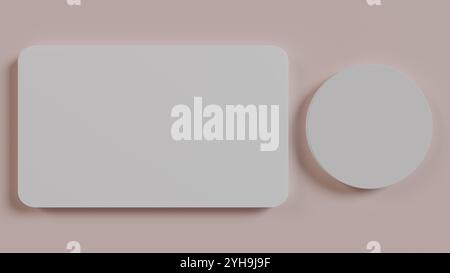 Simple geometric shapes on a white background Stock Photo - Alamy