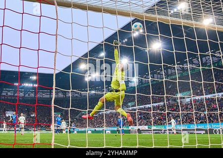 Augsburg, Germany. 10th Nov, 2024. Oliver BAUMANN, Torwart Hoff 1 in the match FC AUGSBURG - TSG 1899 HOFFENHEIM 0-0 on Nov 10, 2024 in Augsburg, Germany. Season 2024/2025, 1.Bundesliga, FCA, matchday 10, 10.Spieltag Photographer: ddp images/star-images - DFL REGULATIONS PROHIBIT ANY USE OF PHOTOGRAPHS as IMAGE SEQUENCES and/or QUASI-VIDEO - Credit: ddp media GmbH/Alamy Live News Stock Photo