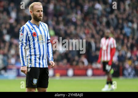 Sheffield, UK. 10th Nov, 2024. Bramall Lane, Sheffield, England, November 10th 2024: Barry Bannan (10 Sheffield Wednesday) during the EFL Sky Bet Championship match between Leeds United and Sheffield United at Bramall Lane in Sheffield, England on November 10th 2024. (Sean Chandler/SPP) Credit: SPP Sport Press Photo. /Alamy Live News Stock Photo