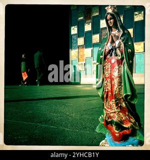 An sculpture of Our Lady of Guadalupe is displayed outside of the Basilica of Our Lady of Guadalupe in Mexico City, Mexico, December 9, 2012. PLEASE NOTE: This image is part of A Stock Photo