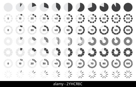 Circle loaders vector collection Stock Vector