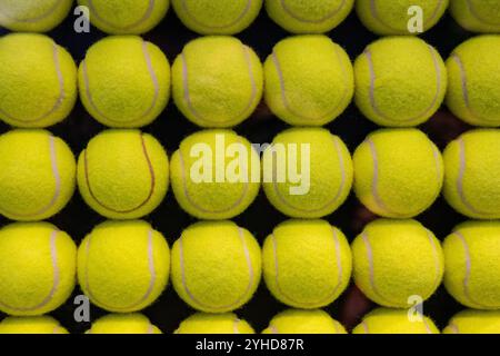 Nitto ATP Finals, tennis ball from Dunlop, with which the world's top 8 players compete in breathtaking matches. live tennis tv, sports, news, events, Stock Photo