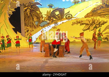 MOSCOW, RUSSIA, DECEMBER 19, 2016: Ice show Stock Photo