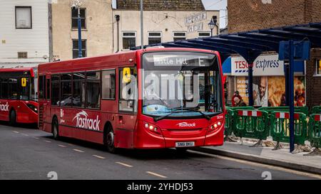 Bus - Gravesend Bus Hub - SN61 BKU - ADL Enviro200 - Fastrack (operated by Go-Ahead) [SE99] Stock Photo