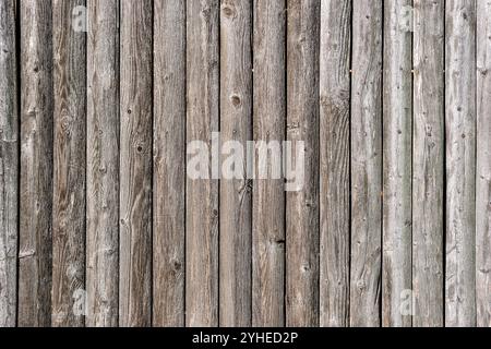 Background from a gray and worn plank wall Stock Photo