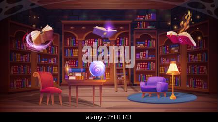 Magic Library Background