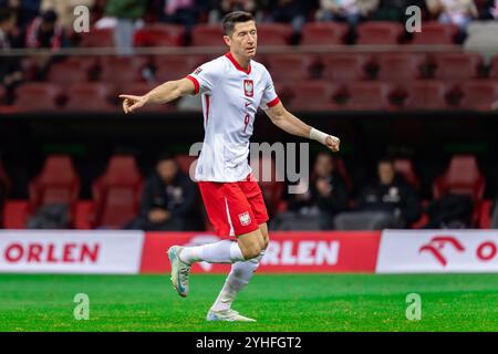 Peg Examples Robert Lewandowski (Poland) seen in action during UEFA Nations League ...