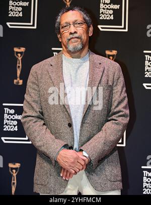 LONDON, UK. 11th Nov, 2024. Percival Everett 'James' attends The Booker Prize Shortlist Readings 2024 - Photocall on stage with authors at Royal Festival Hall, Southbank Centre, London, UK. (Photo by 李世惠/See Li/Picture Capital) Credit: See Li/Picture Capital/Alamy Live News Stock Photo