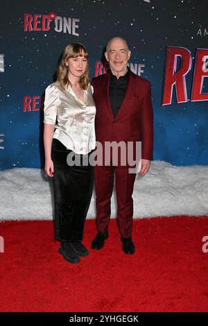 JK Simmons and daughter Olivia Simmons attend the New York premiere of