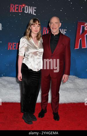 (L-R) Olivia Simmons and J. K. Simmons attend the premiere of Amazon