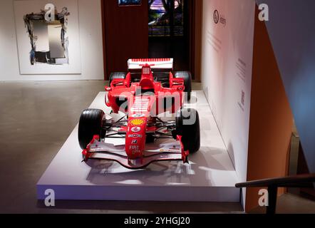 New York, United States. 11th Nov, 2024. 2006 Ferrari 248 F1 driven by Michael Schumacher to five Grand Prix victories is on display when Sotheby's hosts a media preview for the New York Marquee Sales on Monday, November 11, 2024 in New York City. Photo by John Angelillo/UPI Credit: UPI/Alamy Live News Stock Photo