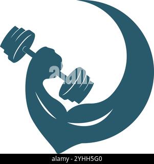Workout logo icon design template Stock Vector
