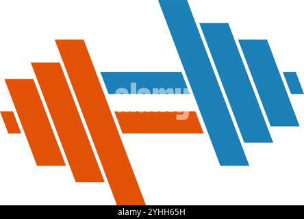 Workout logo icon design template Stock Vector