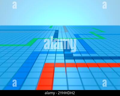 Planar stages that form the circuits Stock Photo - Alamy