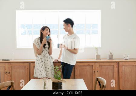 Lifestyle images of men and women Stock Photo