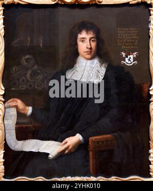 A portrait of George Jeffreys, 1st Baron Jeffreys of Wem, painted by ...