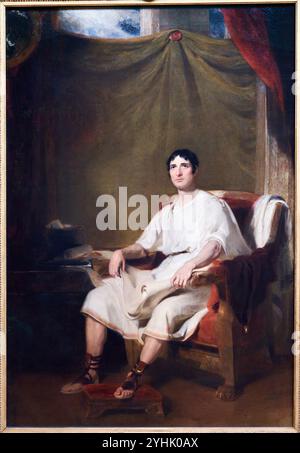 John Philip Kemble, (1757-1823), By Sir Thomas Lawrence, 1812, National Portrait Gallery, London, UK Stock Photo