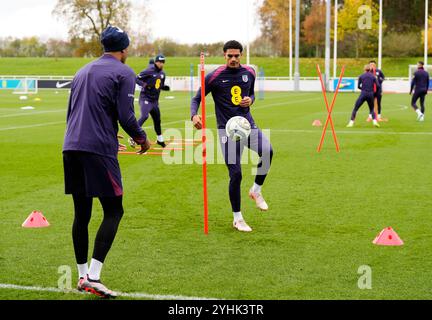 England's Jarell Quansah during a training session at St George's Park, Burton upon Trent. Picture date: Tuesday November 12, 2024. Stock Photo