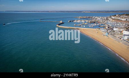 Aerial Views Of Ramsgate Harbour In Thanet Kent Stock Photo - Alamy