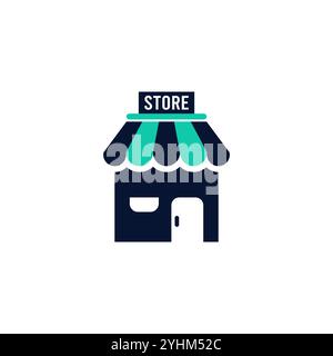 store vector icon vector. Marketplace icon. Stock Vector